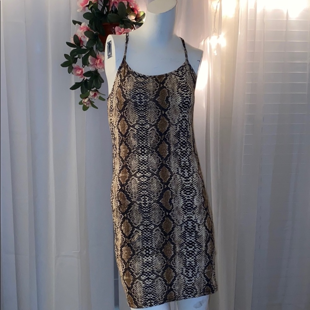 Snake skin dress